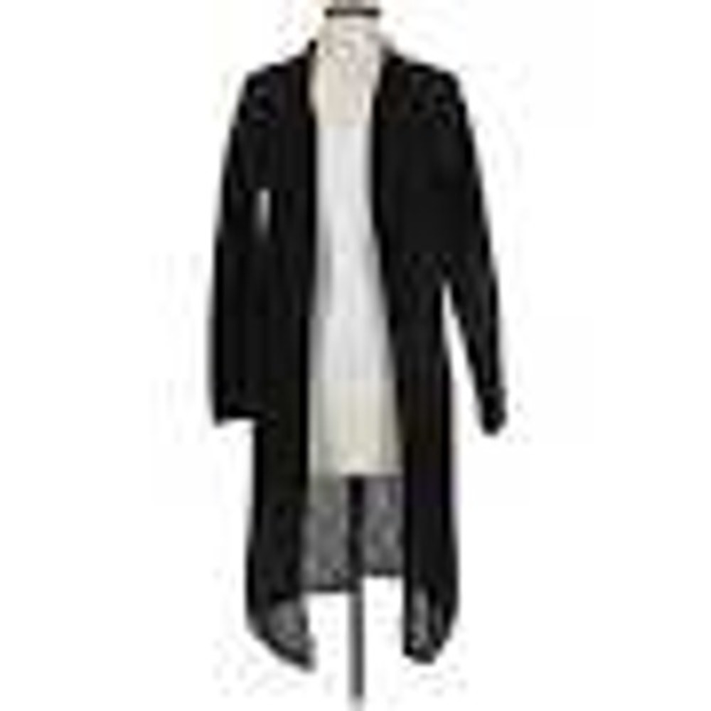 Babaton Aritzia Black Long Cardigan Duster‎ with Pockets Women's XS